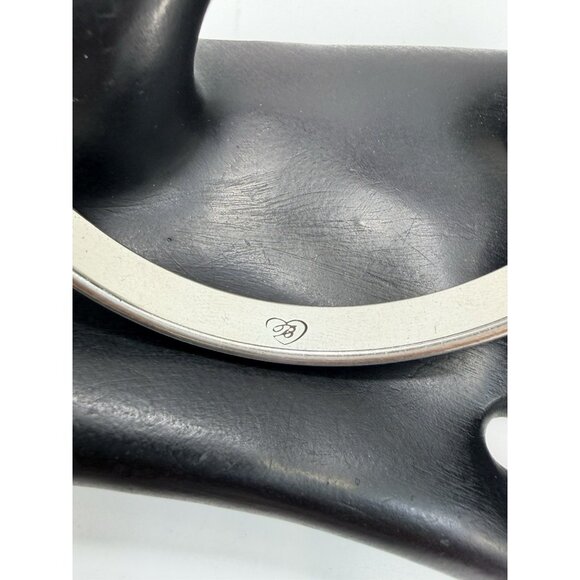 Brighton CANAL Scroll Etched Silver Tone Bangle Bracelet Sz8” - Picture 6 of 9